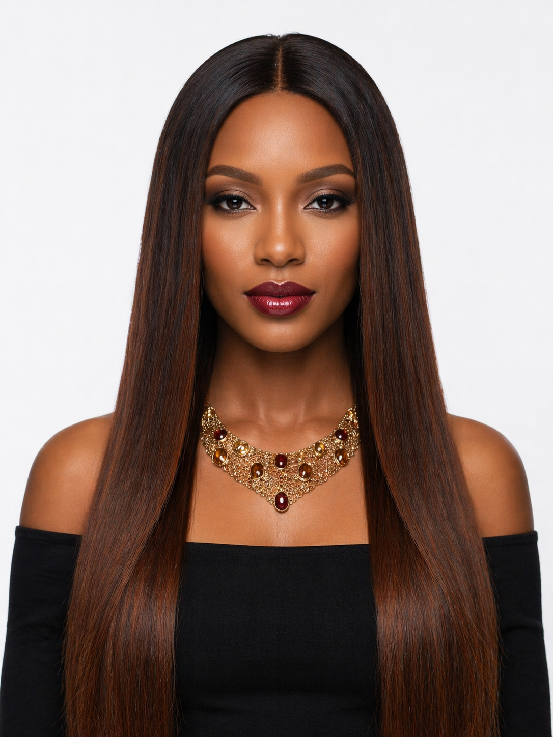 Perruque ombré cheveux Vietnamiens 100% naturels – Carole